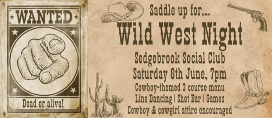 Wild West Night | Sedgebrook Village